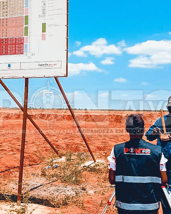 Registo do projeto Ponto Alvo Reforça Expansão Urbana no Sekele com Serviços de Topografia e Loteamento